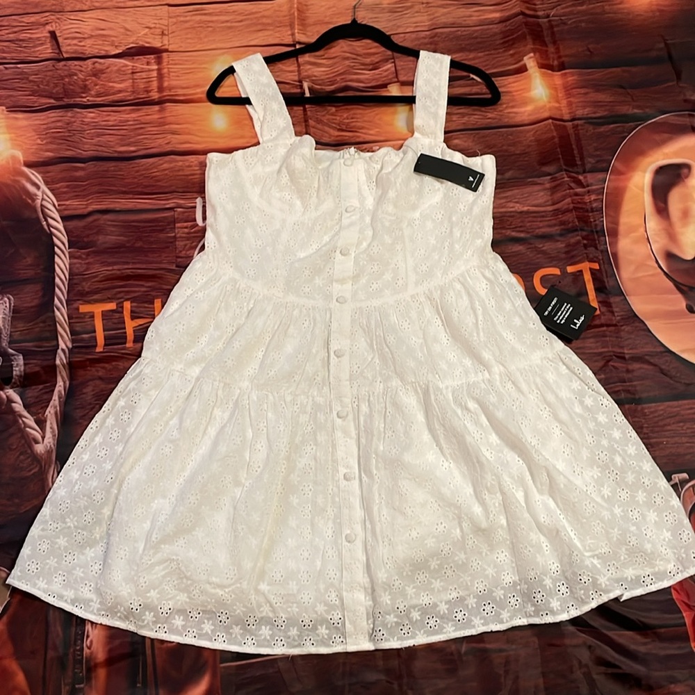 💜Lulu's Cream Chemise with Sweetheart Neckline